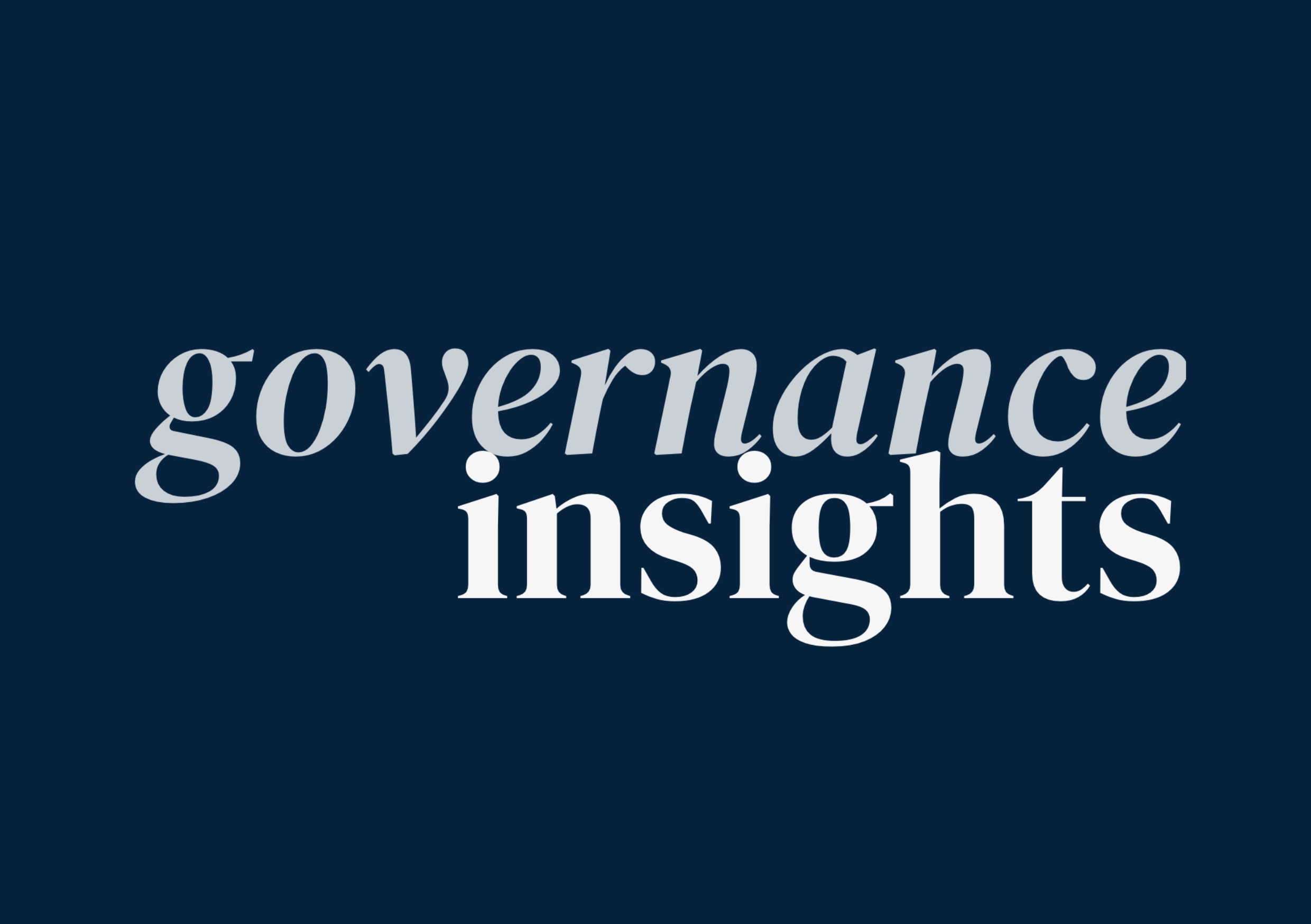 Governance Insights
